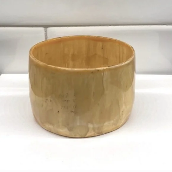 Uganda Africa Buffalo Horn Cuff Bracelet - Picture 2 of 3